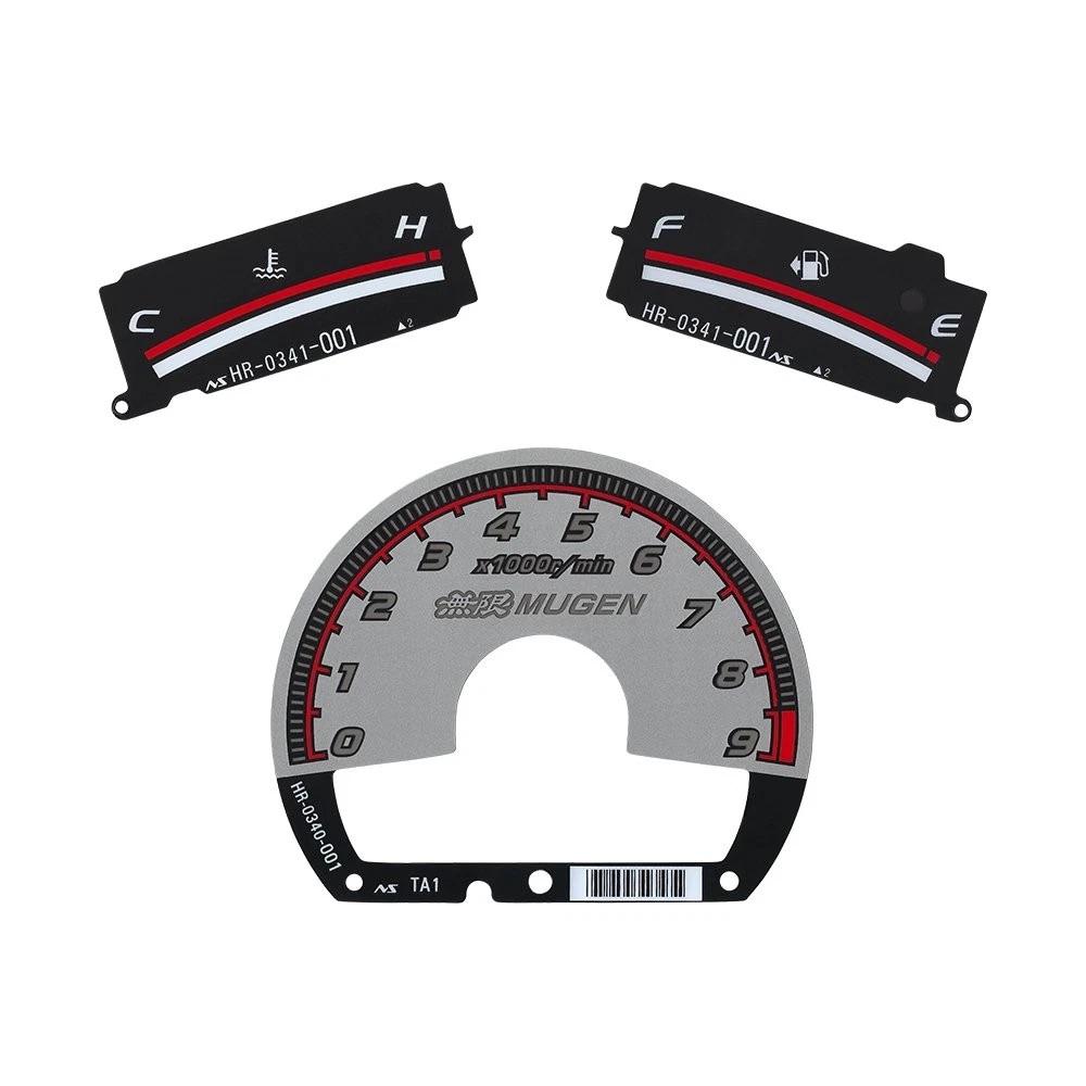 Gauge Face for Honda Civic FA5 FG2 FA1 FD1 MUGEN Style 9000rpm 8000rpm with 20 pcs LED Lamp Beads