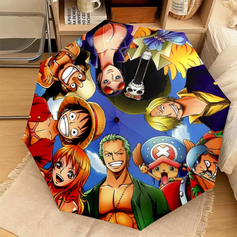 Cute Monkey D. Luffy from the Japanese manga ONE PIECE umbrella is suitable for all seasons, including home travel and outdoor activities Y17