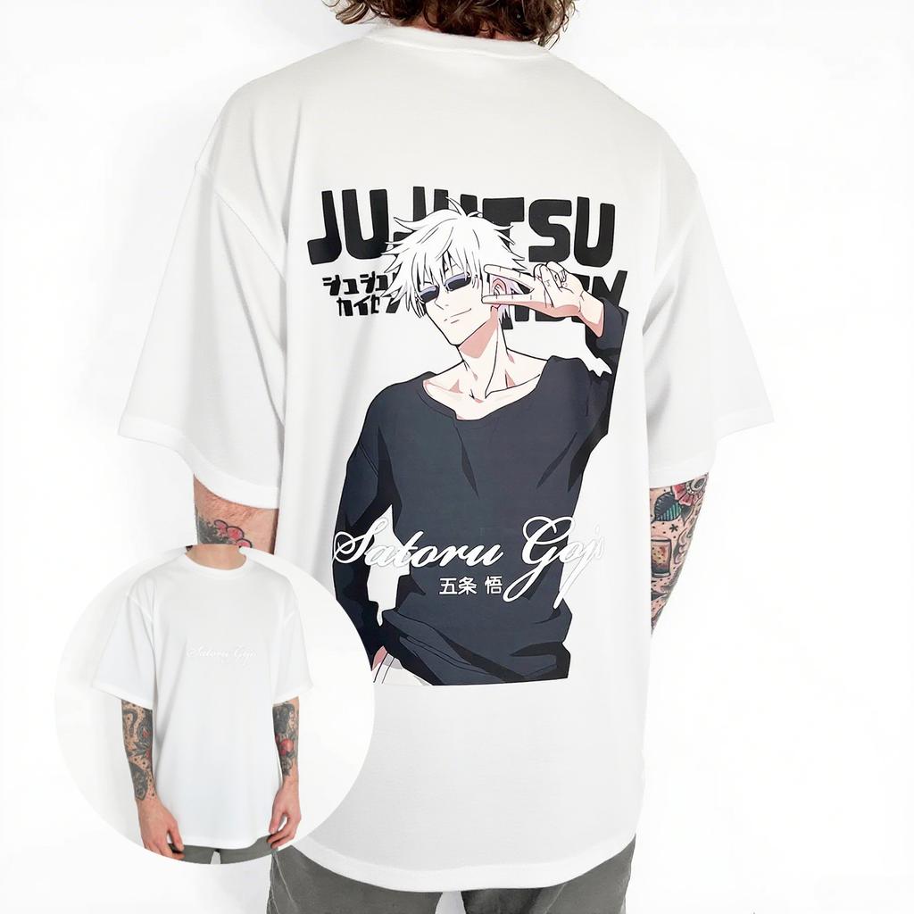2026 Summer New Arrival Jujutsu Kaisen Anime Tshirt Satoru Gojo Mens T Shirt ChildrensAdult Uniform Size Sportswear