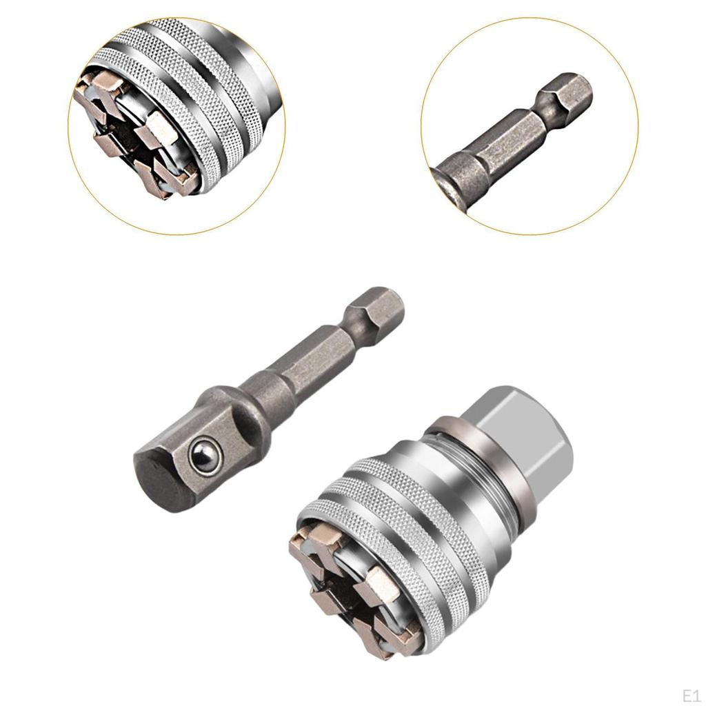 Adjustable Sockets Wrench 10-19mm Multifunctional Sleeve, Durability 3/8" Drive Premium Maintenance