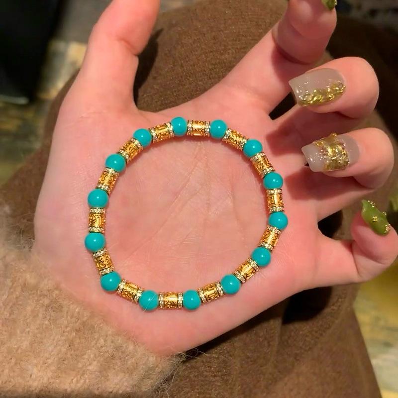 Natural agate zircon beaded bracelet fashionable exquisite bracelet new jewelry jewelry women's high sense