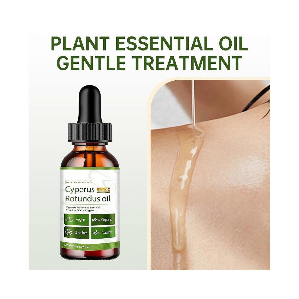 Cyperus Rotundus Oil for Hair Removal,100% Natural Cyprus Oil, Reduces Hair Growth, Soothes Skin, Ideal for Men & Women