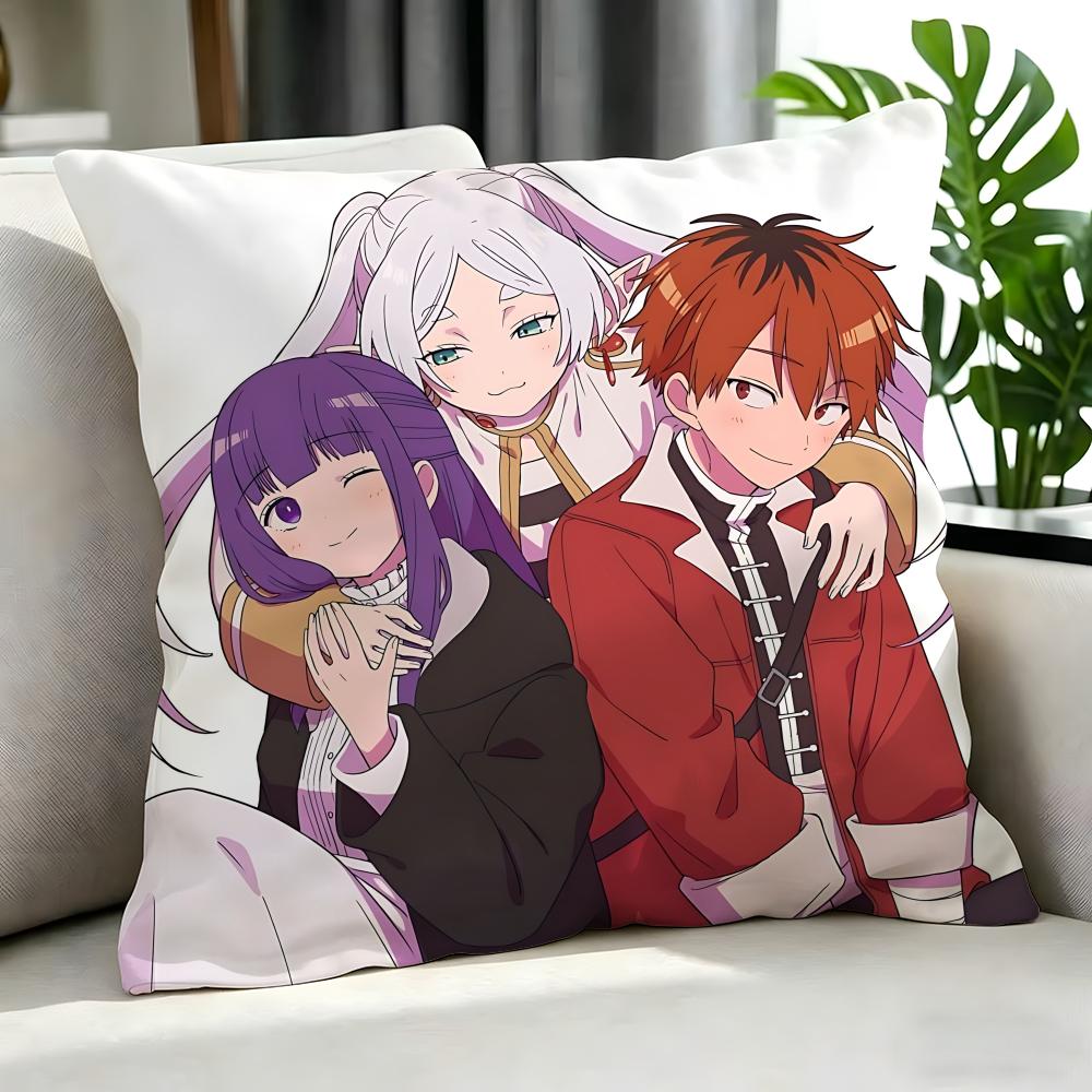 anime Frieren Beyond Journeys End Cushion Cover Cushion Cover Set Pcs x x x Pillowcase Decorative Sofa Home Decor