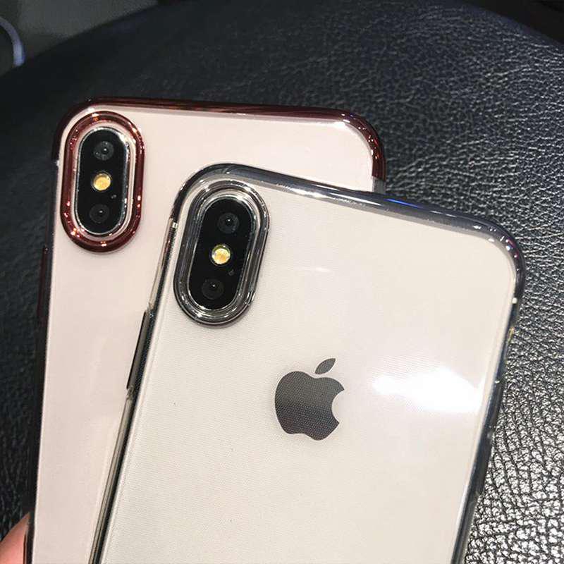Buy Luxury Plating Soft TPU Case Bumpers iPhone XS Max XR 7 8 Plus 6 6s ...