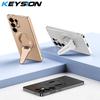KEYSION Magnetic Phone Case for Samsung S26 Ultra 5G Metal Paint TPU+PC Upright Kickstand Shockproof Cover for Galaxy S26+ Plus