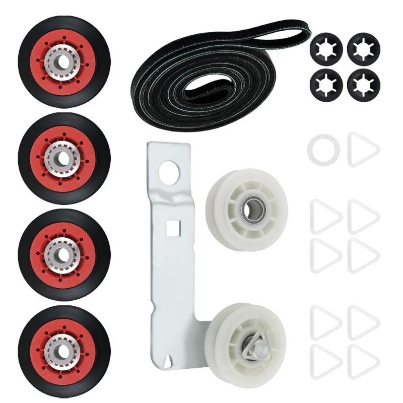 Standard-Wäschetrockner-Reparatursets 4392067 W10837240 Trommelriemen und Spannrolle