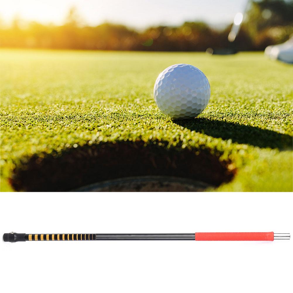 Gumowy Metalowy Lakier Piecowy Odporny na Korozję Kij Treningowy do Ćwiczenia Zamachu Golfowego Trener Kij Uderzeniowy