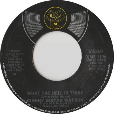 7inch Record JOHNNY GUITAR WATSON - What The Hell Is This? / Can You Ha DJMS1106 DJM Records 1979 US Soul/Funk Used