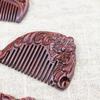 Sandalwood 8cm Carved Mini Comb: Petite, Lovely, and Practical for Girls' Handbags.