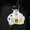 Fashion Simulation Flower Orchid Lily Keychain Colorful Backpack Decoration Flower Bag Pendant Gifts Backpack Hangings Decor
