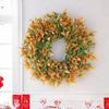 Eucalyptus Leaf Artificial Wreath PE Material Artificial Flower Simulation Plant Outdoor Party Event Garden Decoration