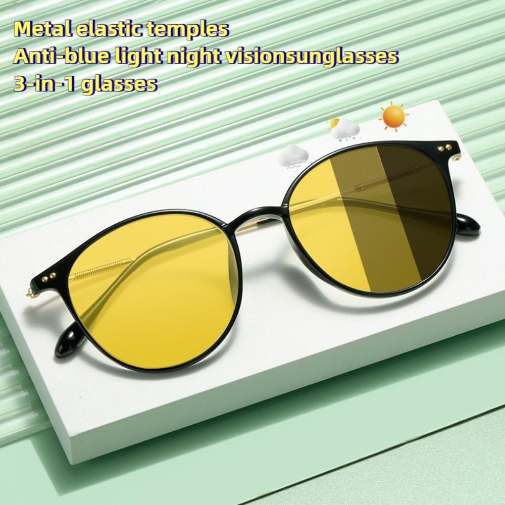 Koreanische Farbwechselnde Nachtsichtbrille Ultraleichte Modische Schutzbrille für Outdoor-Aktivitäten