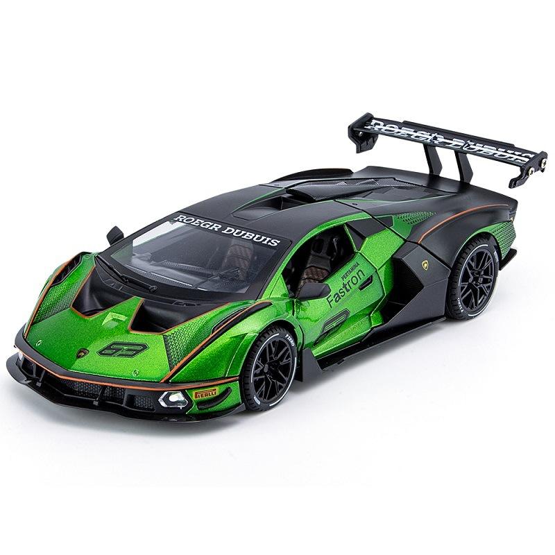 1/24 Lamborghini Essenza SCV12 Track Version Supercar Alloy Metal Diecast Mdoel Car Computer Desktop Fine Decorative Ornaments