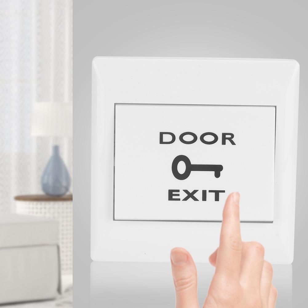 12-24V Wall Push Exit Release Button Switch Panel for Home Door Access Control System (PT)