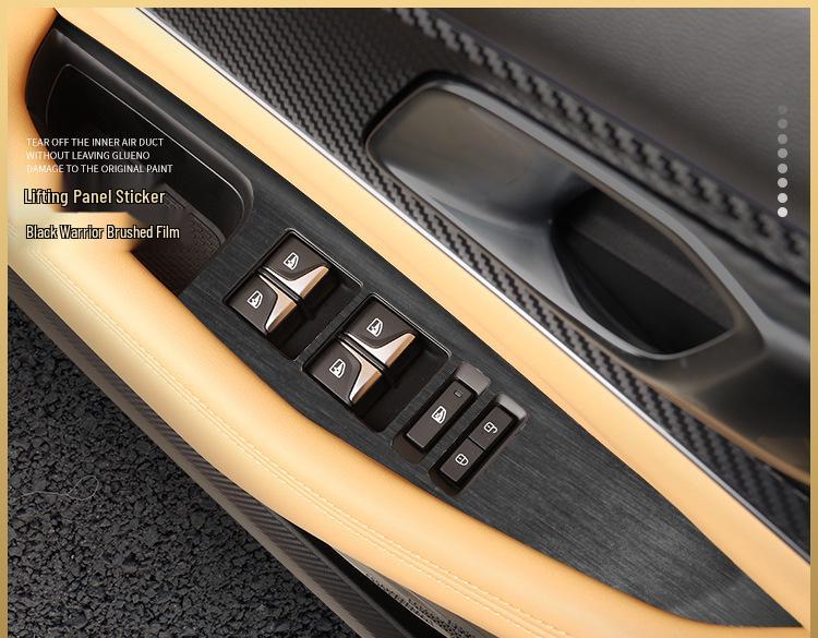 Black Warrior Car Sticker for 21-24 Chang'an UNI-K Interior Modification