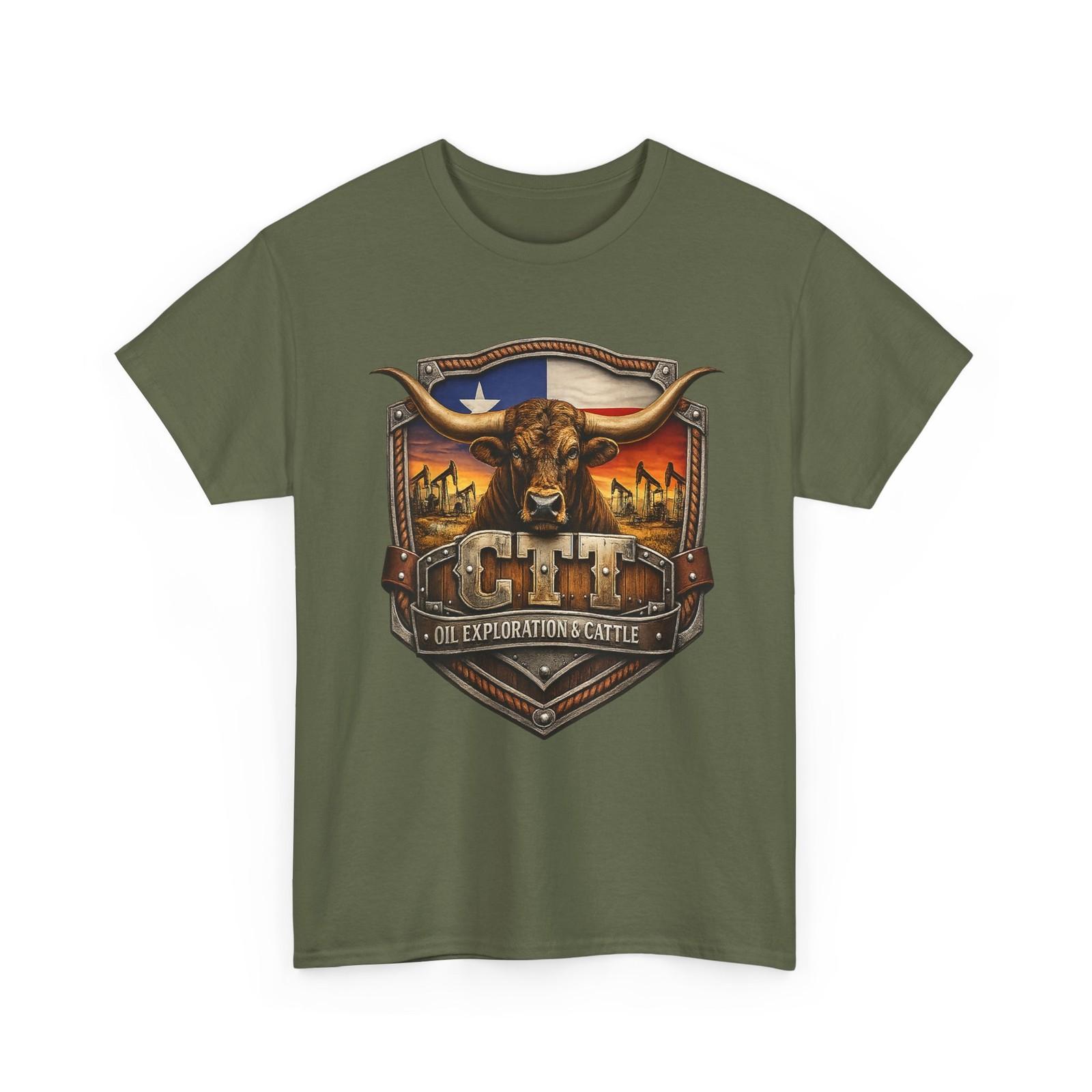Texas Oilfield Rancher Cowboy Western Pride T-Shirt L
