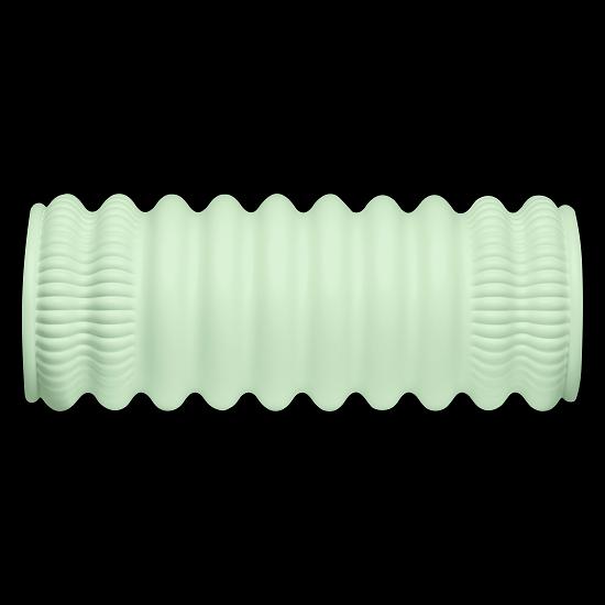 

SNPE Wave Pillow ABS Cervical Spine Correction Acupressure Pillow Soft Mint