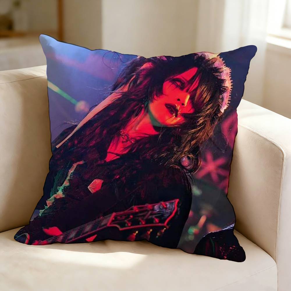Baroque Rock Band MMalice MMizer  Square DoubleSided printed Pillow Case Bedroom Bedside Pillow Sofa Cushion Cover