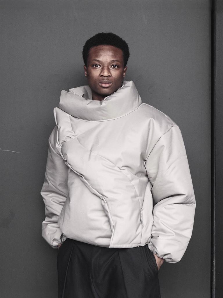 Trendige Unisex Hip-Hop Harajuku Stehkragen Unregelmäßige Baumwolljacke mit Europäischem Design