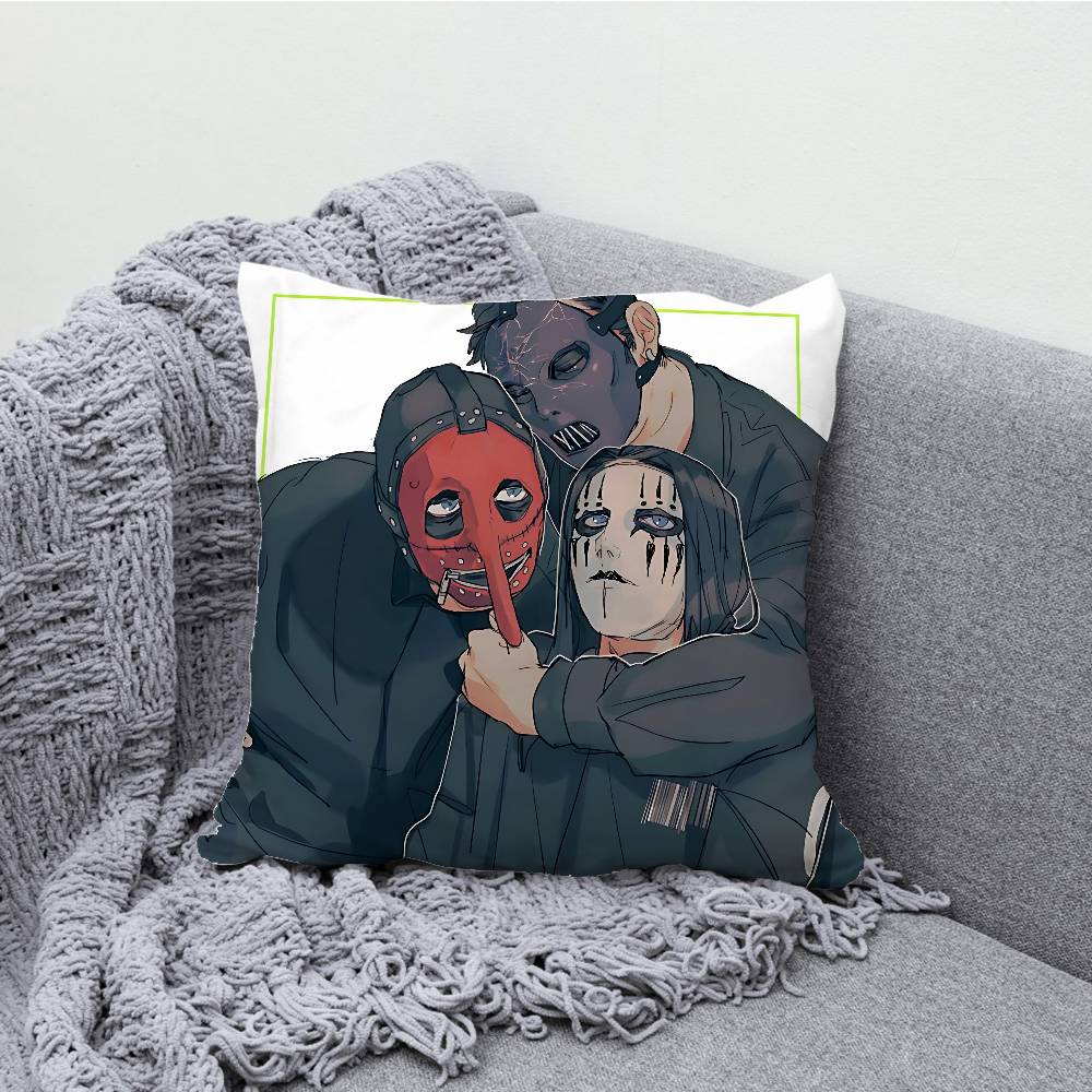 S-Slipk-notS Chibi Pillow Case For Sofa Decor Car Office Room Printing Cushion Cover Decorations and Protector
