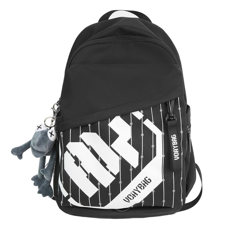 Men Letter Backpack Women Lightweight Large Capacity Backpack