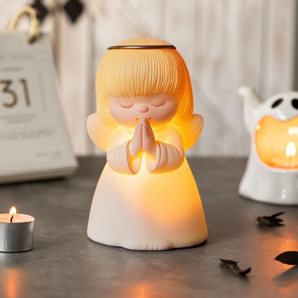 Retro Angel Lamp - Night Light - Home Decoration - Little Angel - Angel Decoration