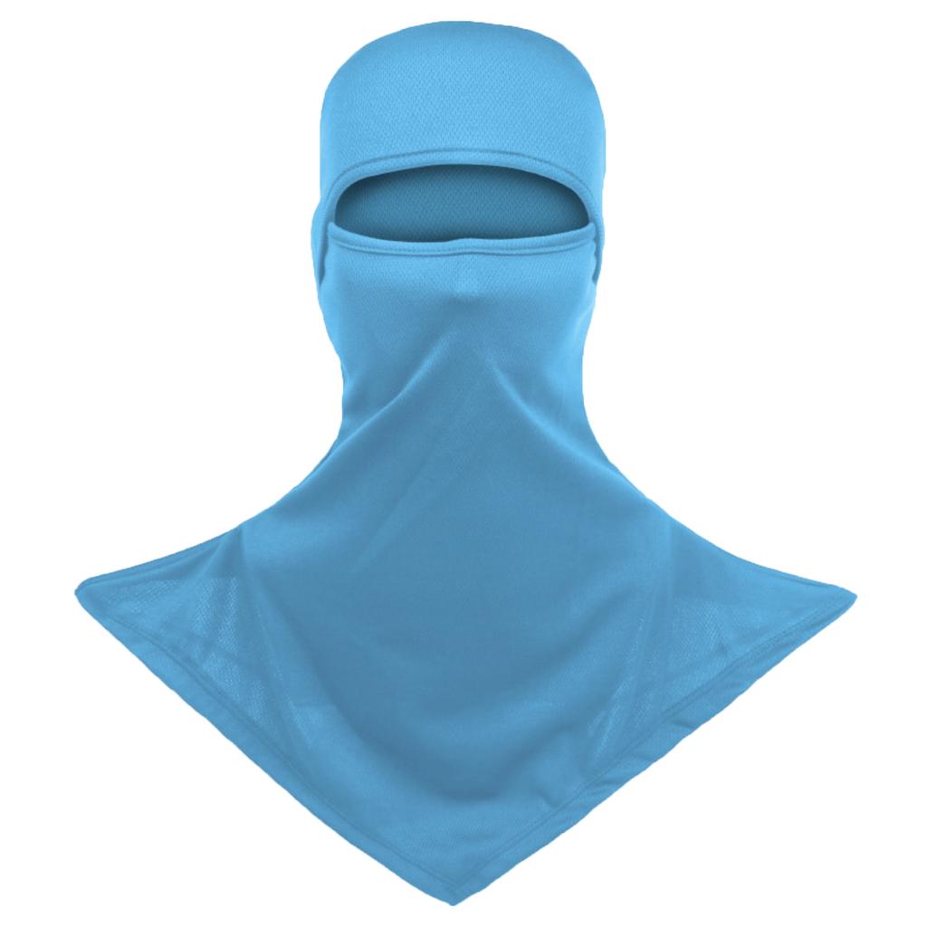 Maschera Balaclava Integrale Maschera Facciale Tessuto Traspirante Leggero Protezione UV Ghetta per il Collo per Attività all'Aperto Ciclismo Corsa Escursionismo
