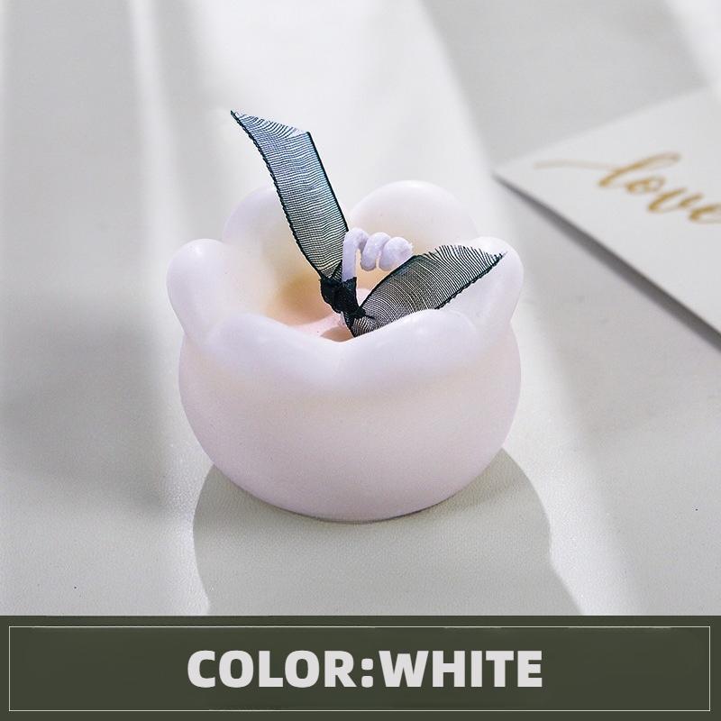 1PC Rose Hydrangea Scented Candle White Lily of The Valley Tulip Flower Candle Valentine s Day Romantic Scented Candle Gift