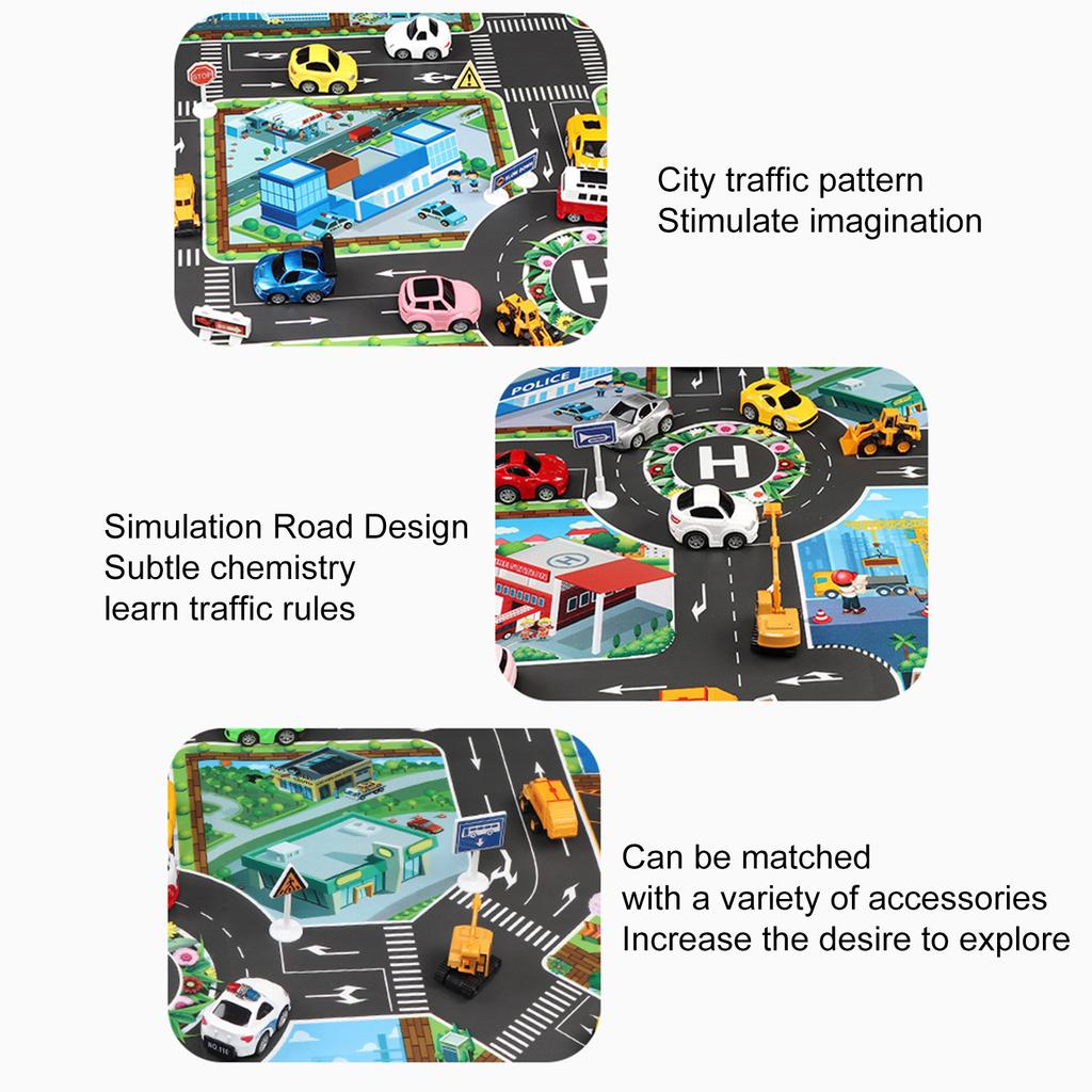 Modren Playing Pad Flexible Folding Traffic Game Mat