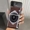 Fashion Classic Camera Lens Hard PC Phone Case For Samsung Galaxy Z Flip 7 6 5 4 3 Black ZFlip7 ZFlip6 Flip5 Flip4 Flip3 5G Prin