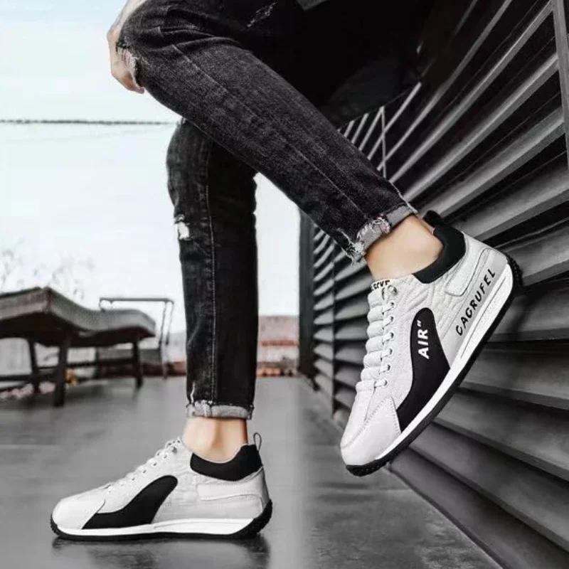 Fashion Men Running Shoes Outdoor Sport  Sneakers Man Vulcanized Shoes Flat Casual Sneakers for Men Shoes 2025 New Brand Footwear