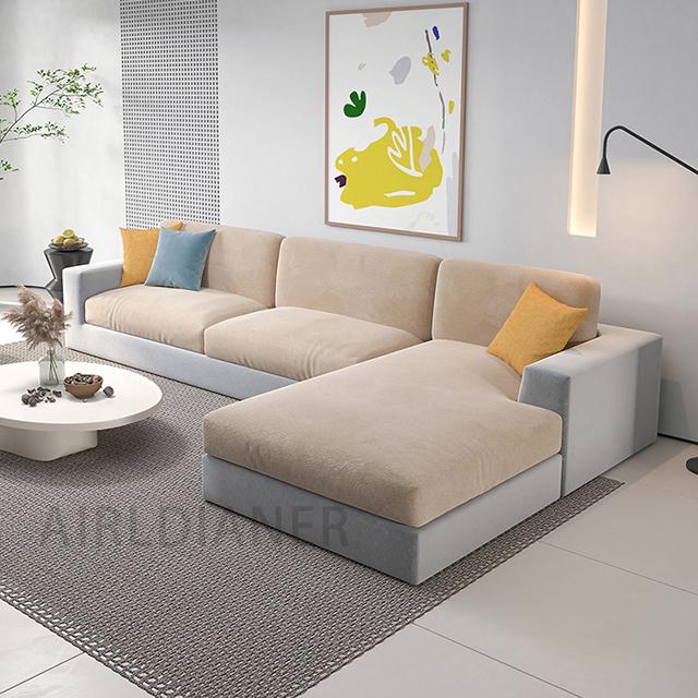 

Velvet Sofa Cushion Pad Case For Living Space Stretch L Shaped Plush Sofa Seat Case Nonslip Heavyweight Sofa Slipcovers 1 /2 /3 /4 Seater Normal Size(S)-1pc