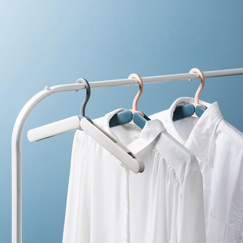 High Quality Foldable Clothes Hanger Household Creative Portable Wardrobe Drying Rack for Outdoor Travel Home Accessories