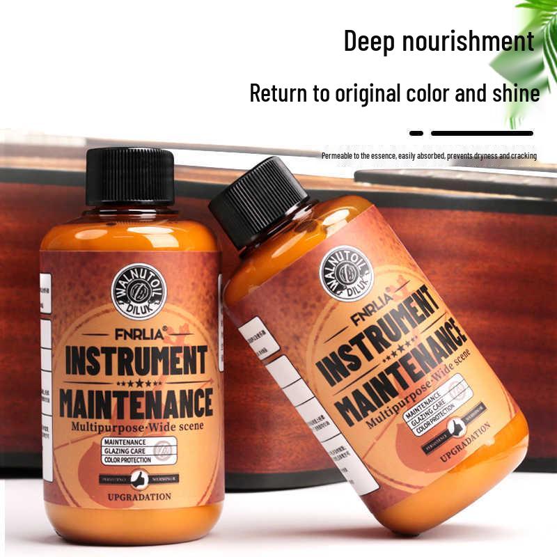 Guitar & Ukulele Maintenance Oil: Electric Guitar Cleaner & Moisturizing Wax