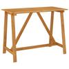 Day and Night - Day and Night High Garden Table Solid Acacia Wood 140x70x104 Cm