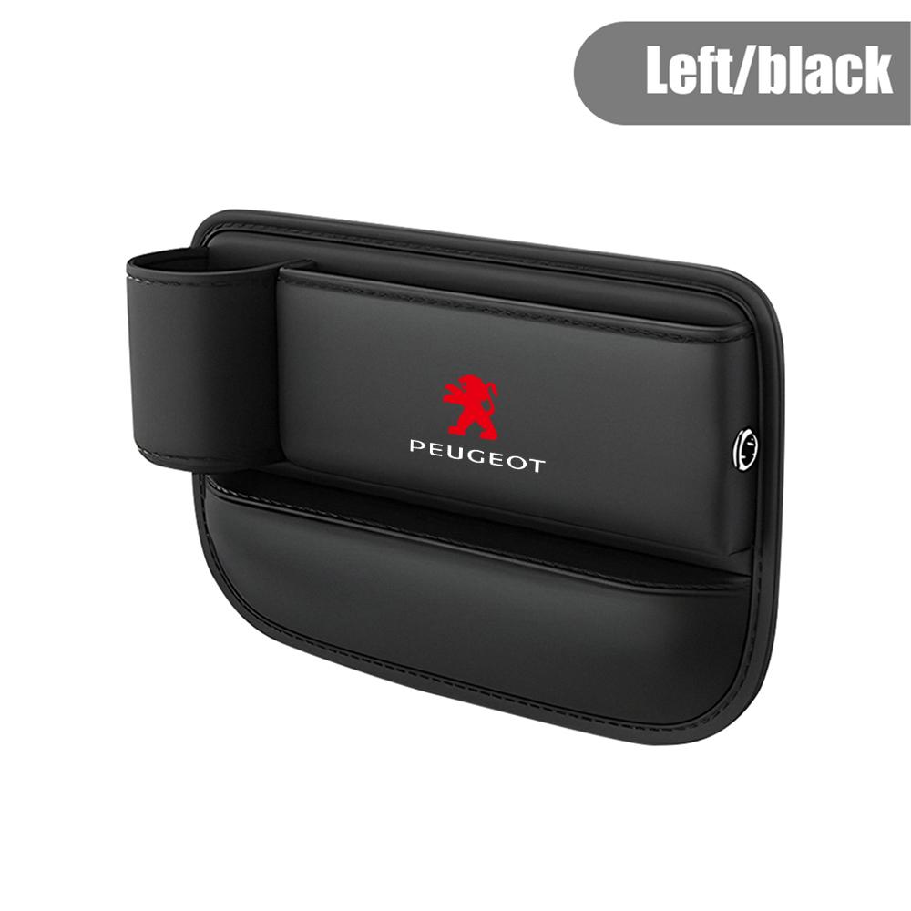

2026 Hot Car Sticker Car Seat Gap Multifunction Storage Box Seat Gap Cup Holder For Peugeot 207 3008 206 208 308 307 407 508 500