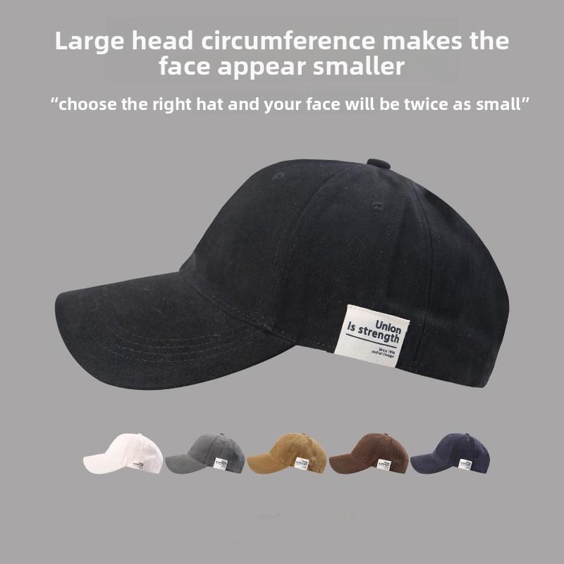 Letter Embroidered Baseball Cap With Wide Brim For Casual Streetwear Fashion