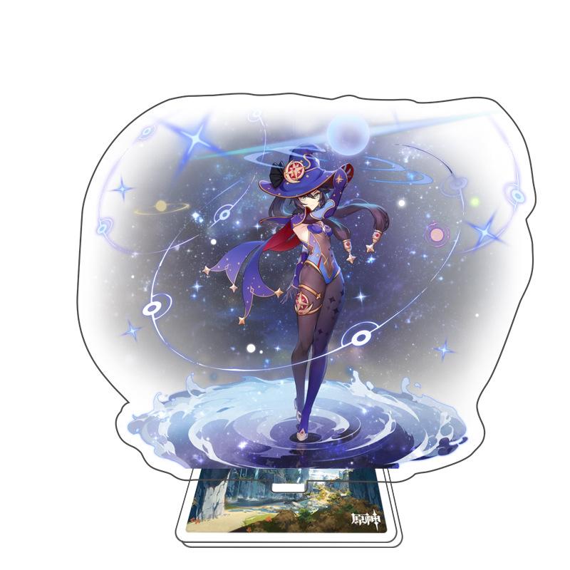 Game Anime Open World Impact Acrylic Figure Stand Painted Desk Decor Ornament 15CM Model Gift