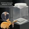 Small Animal Water Dispenser Plastic Drinking Bottle With Metal Pin Spout For Rabbit Bird Cage Hanging Water Feeder