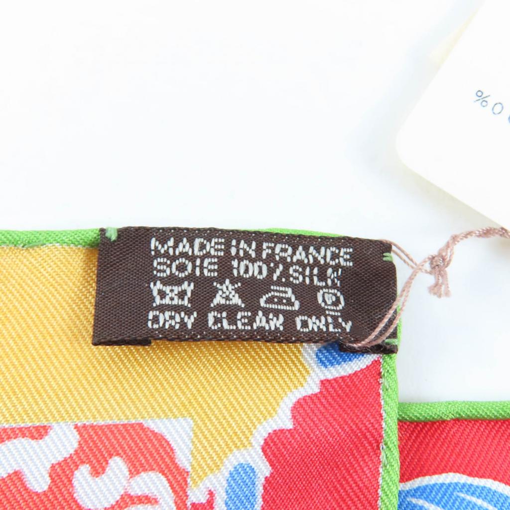 Pristine HERMES Scarf EX LIBRIS EN KIMONOS Kimono Ex Libris Silk Women Used