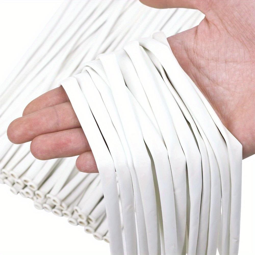 100pcs White Long Balloons for Tying Arch Twisting Balloon for Birthday Wedding Party Decorations