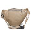 Noora Leather Beige for Men's & Women's Waist Bag Fanny Bag Travel Pouch Passport Holder