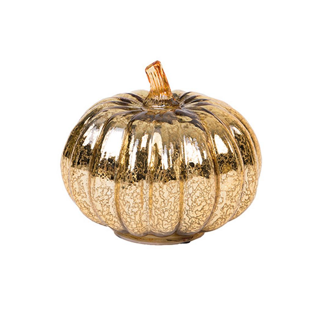 2025 New 1PC Decorative Pumpkin Lights , Faux Pumpkin Figurines with Glitter Effect, Plastic, for Indoor Home Decor, Living Room