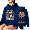 Fashion Women's Hoodie Fun Skull Girl Flower Printing Loose Fashion Pullover Autumn Clothing Vintage Men Women Tops Sweatshirts