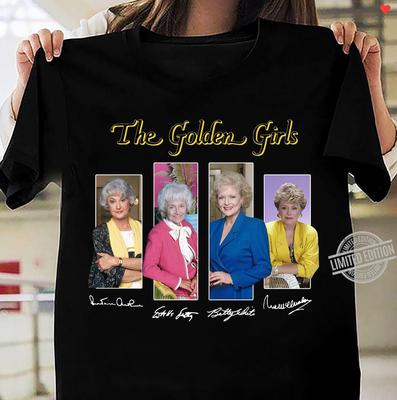 The Golden Girls Signatures  Black Men All Size Tee Shirt Unisex T-Shirt