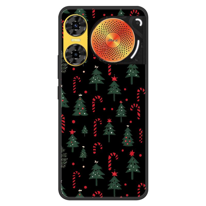 For ZTE Nubia Music 2 Case 2025 New 5G Fashion Flower Soft Silicone Shockproof Bumper For nubia Music2 5G Strip Phone Back Cover