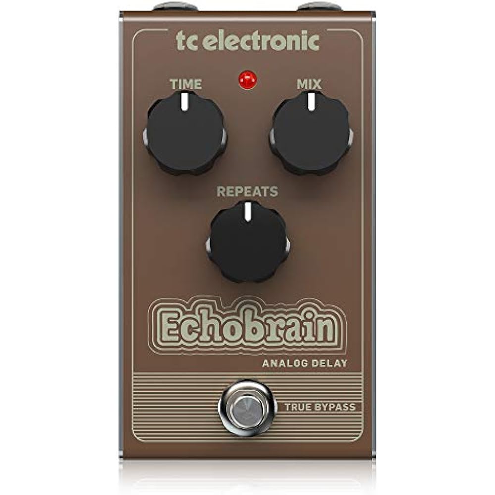 TC electronic echo brain analog delay effect pedal
