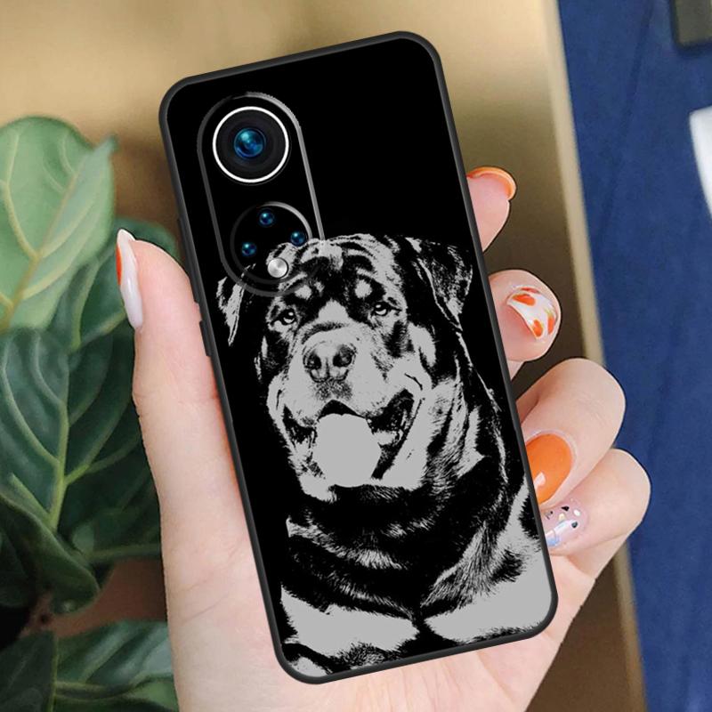 Cute Rottweiler Dog Case For Honor 90 50 70 Lite X9b X9a X8b X8a X8 X9 X9c Honor 200 Pro Magic 5 6 7 Lite Cover