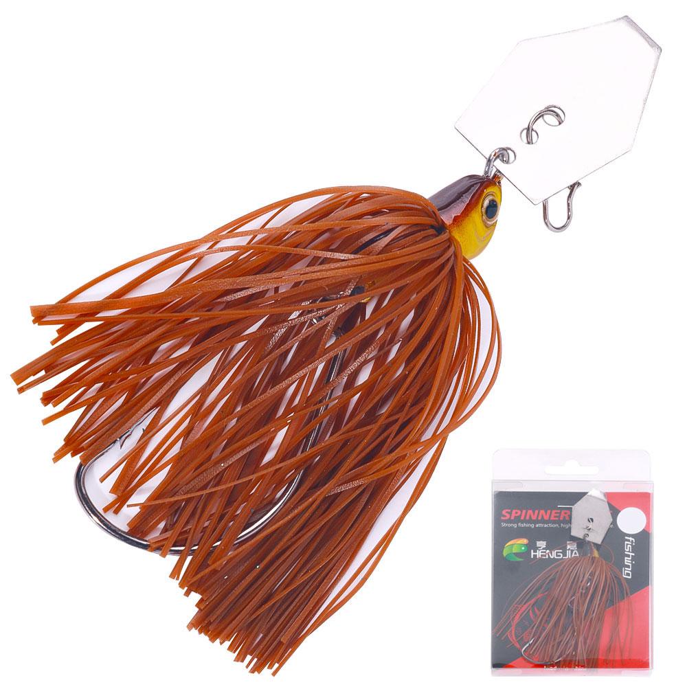 Chatterbait Fishing Lure Wobbler Spinner Bait Blade Jig Swimbait for Bass Pike Silicone Skirt Artificial Baits 15g 20g