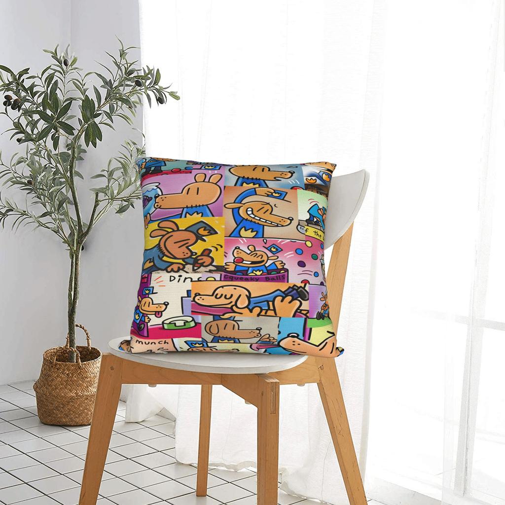 D-Dog Man DogmanS Movie Comic Pillow Cover Morden Pillow Case For Sofa Home Decoration Print Pillowcases Gift